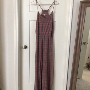 Lauren Conrad, Gray/Salmon spaghetti strap maxi